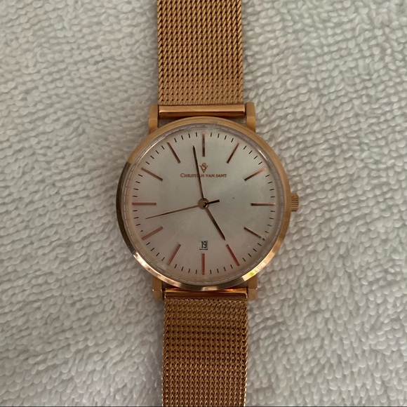 CHRISTIAN VAN SANT Women’s Paradigm Rose Gold Watch. 9” L - Picture 2 of 8